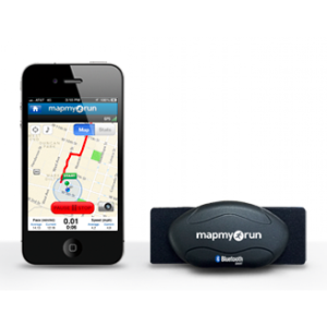 Track Your Beat with MapMyFitness! Turn your iPhone 4S or 5 into the ultimate fitness training device to maximize your training and improve performance. Instantly pair the MapMyFitness® Bluetooth® Smart Heart Rate Strap with your favorite MapMyFitness app and view your heart rate data in real time alongside your pace, speed, elevation and more!